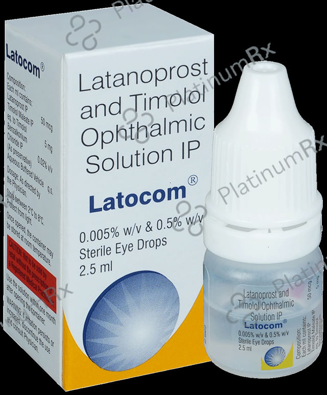 Latocom 50mcg/5mg Eye Drop 2.5ml