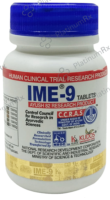 Kudos IME 9 Tablet with Neem+Clove Toothpaste 20gm Free