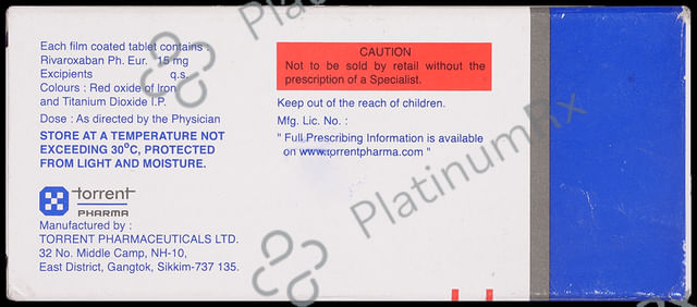 Rovor 15mg Tablet 10s