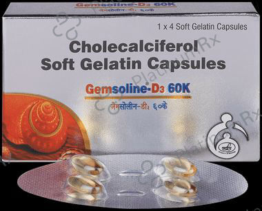Gemsoline-D3 60K Capsule for Bone and Immune Health 4 Capsule