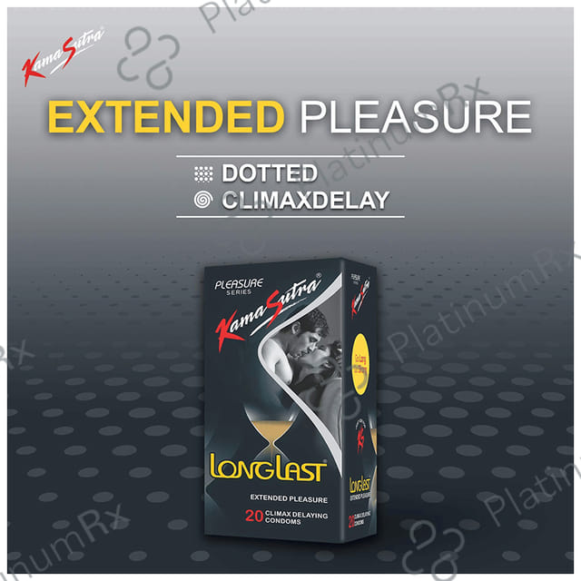 KamaSutra Pleasure Series Longlast Condom 20s