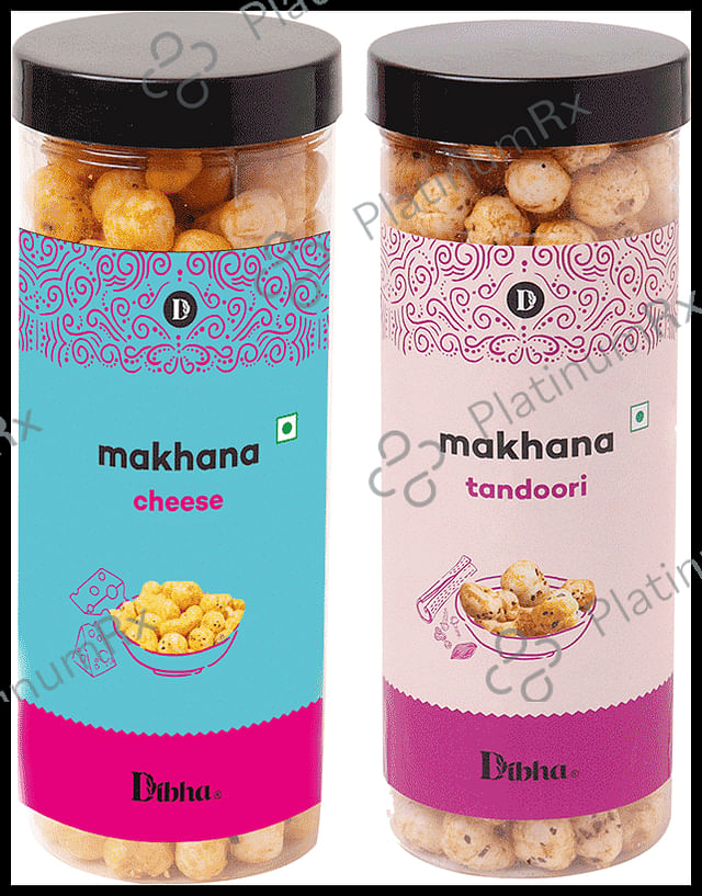 Dibha Cheese Makhana & Tandoori Makhana ( 100gm Each )