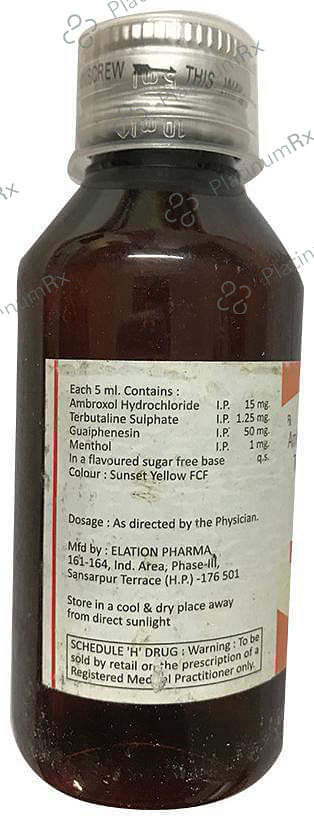 Banocof Sugar Free Syrup 100ml
