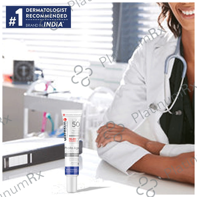 Ultrasun Photo Age Control Fluid Sunscreen SPF 50 Anti Pigmentation Cream 40ml