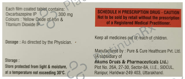 Oxcarnia 300mg Tablet 10s