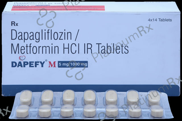 Dapefy M 5mg/1000mg Tablet