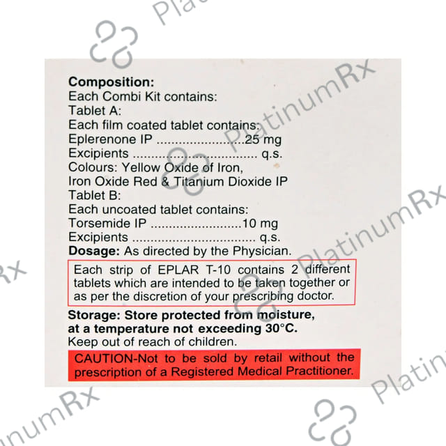 Eplar T 25/10mg Tablet 20s