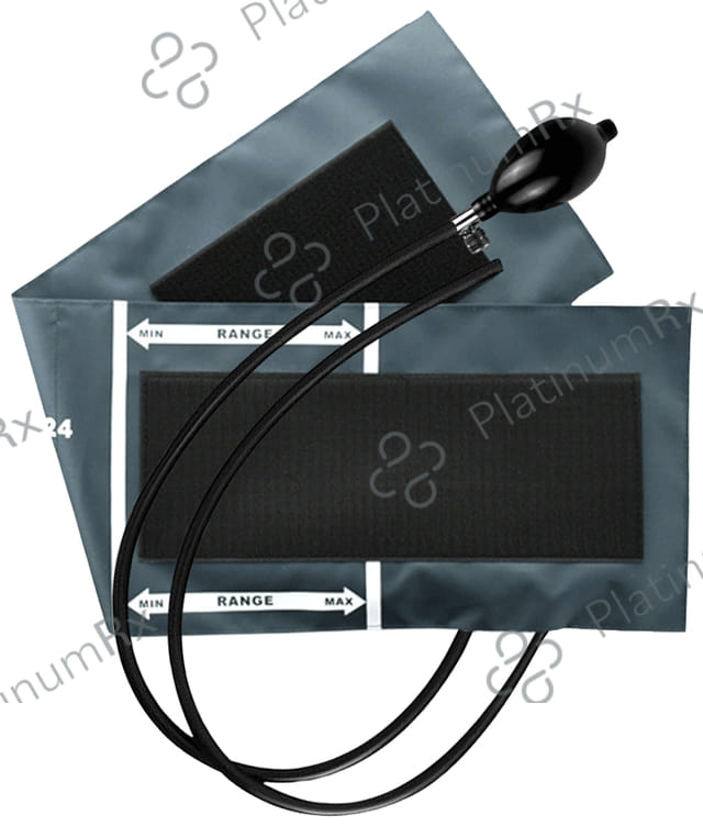 Bos Medicare Surgical Blood Pressure Double Tube for Sphygmomanometer Black