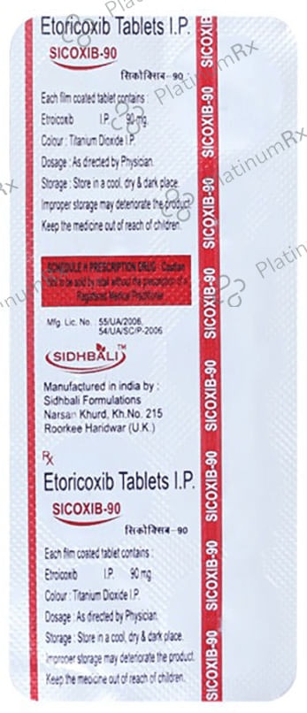 Sicoxib 90 Tablet