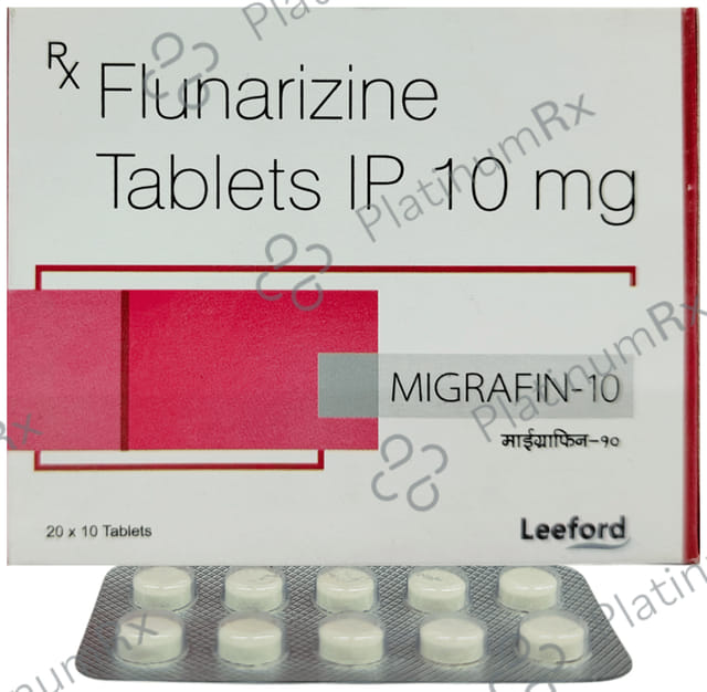 Migrafin 10mg Tablet 10s
