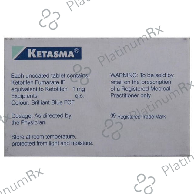 Ketasma 1mg Tablet 10s