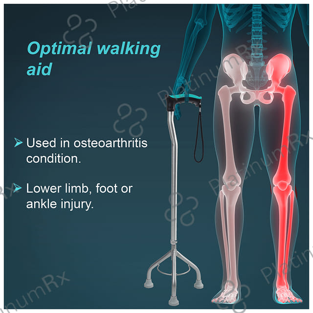 Tynor L 32 Walking Stick Tripod Universal 1s