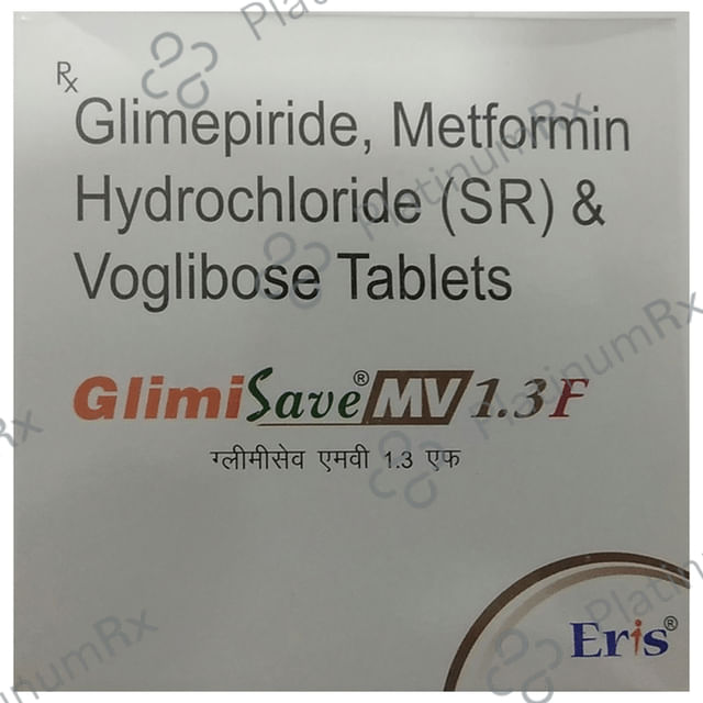 Glimisave MV 1/1000/0.3mg Tablet SR 15s