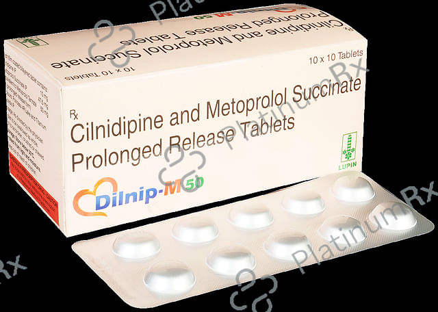 Dilnip M 10/50mg Tablet 10s