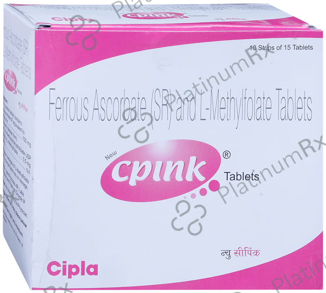 New Cpink 100mg/500mcg Tablet SR 15s
