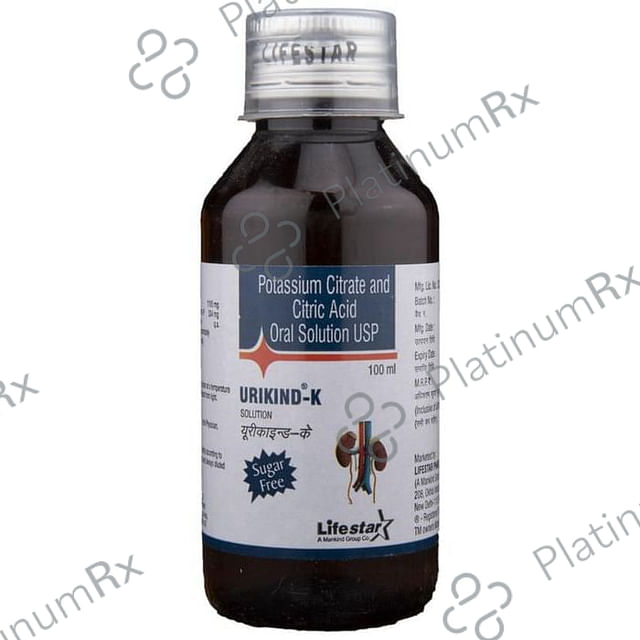 Urikind K 1100/334mg Oral Solution 100ml