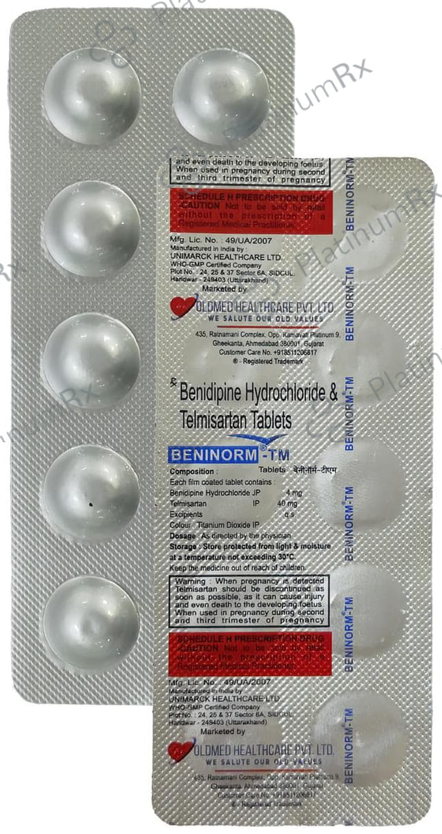 Beninorm TM 4/40mg Tablet 10s