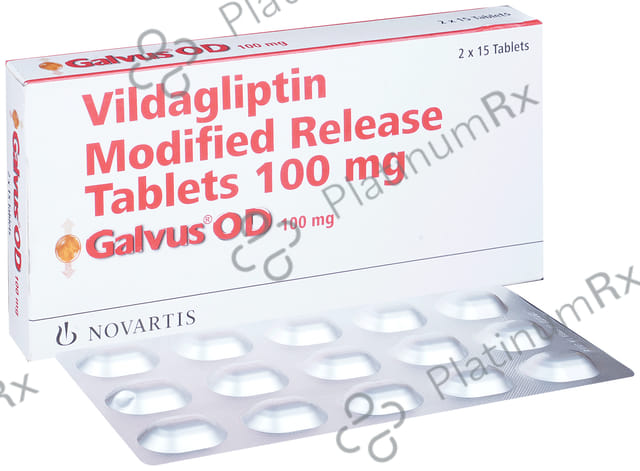 Galvus 100mg OD Tablet MR 15s