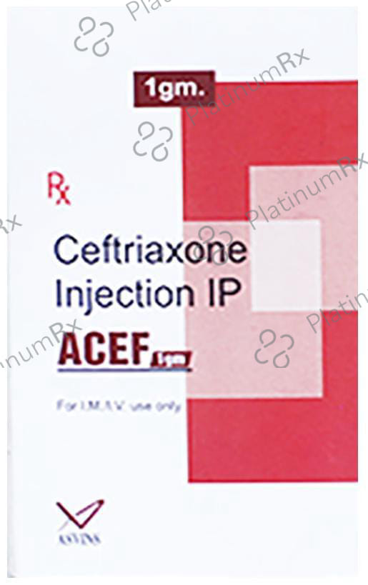 Acef 1gm Injection 1s