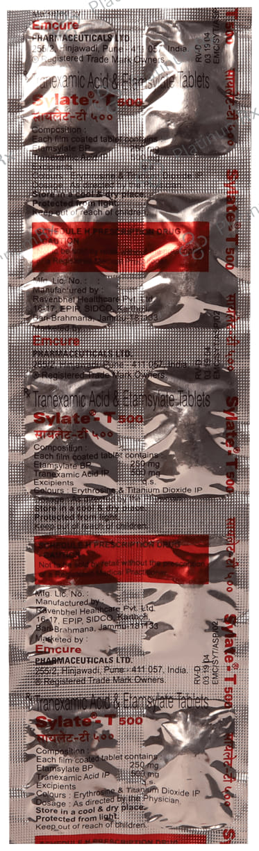 Sylate T 500/250mg Tablet 10s