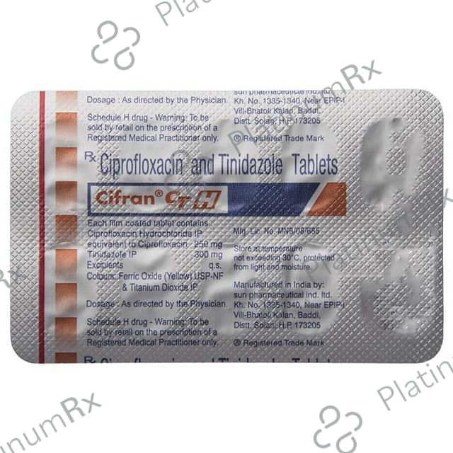 Cifran C TH 250/300mg Tablet 10s