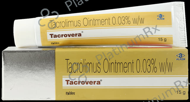 Tacrovera 0.03% Ointment 15gm