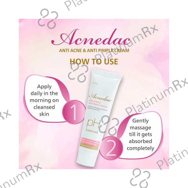Acnedac PH Balanced Anti Acne & Anti Pimple Cream