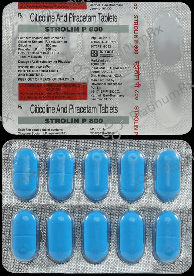 Strolin P 500/800mg Tablet 10s