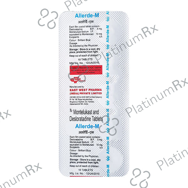 Allerde M 5/10mg Tablet 10s