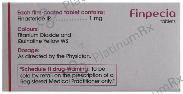Finpecia 1mg Tablet 15s