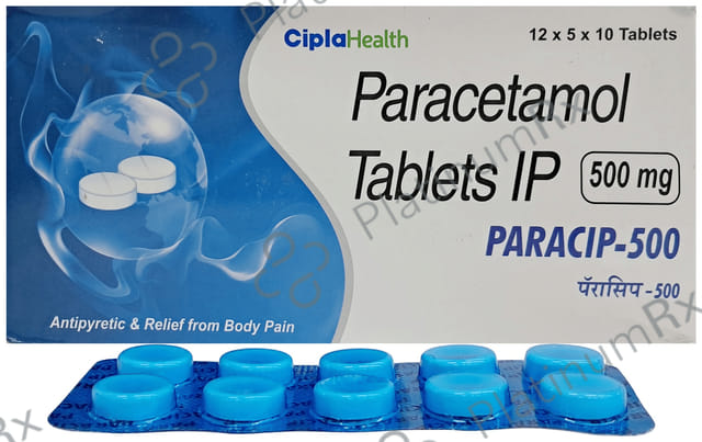 Paracip 500mg Tablet 10s