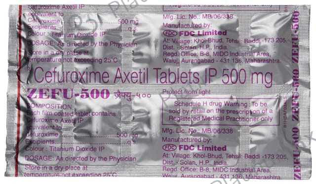Zefu 500mg Tablet 10s