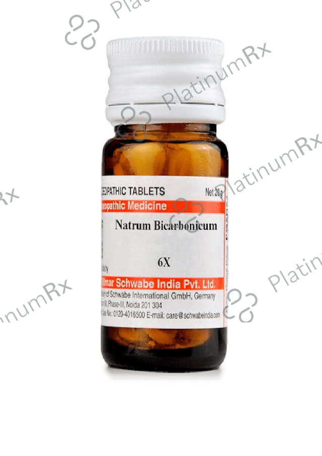 Dr Willmar Schwabe India Natrum Bicarbonicum Trituration Tablet 6X