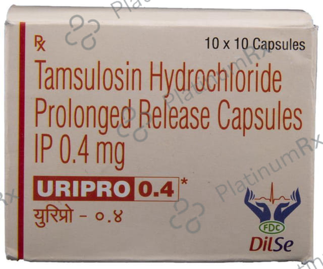 Uripro 0.4mg Capsule PR 10s