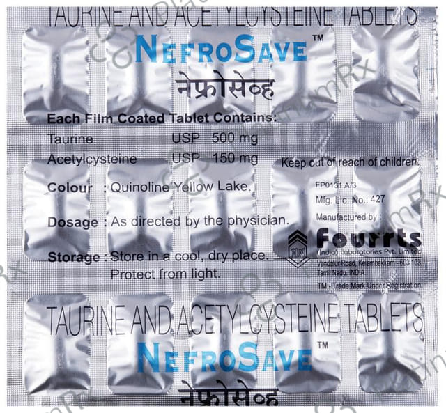 Nefrosave 150/500mg Tablet 15s