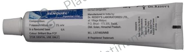 Senquel Foaming Medicaled Oral Gel 100gm