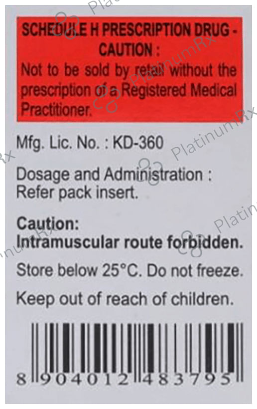 Lonopin MD 300mg Injection 3ml