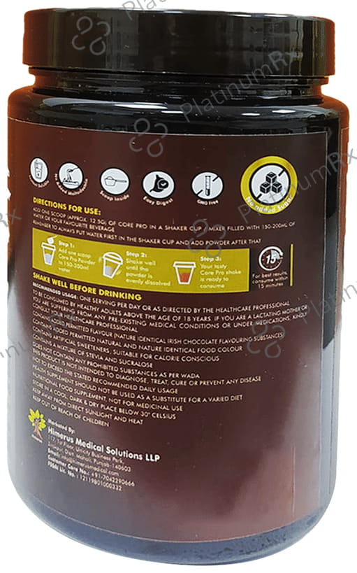 Core Pro Whey Protein Chocolate Flavour Powder 200gm