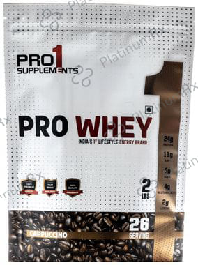 Pro 1 Supplement Pro Whey Powder Cappuccino 2lb