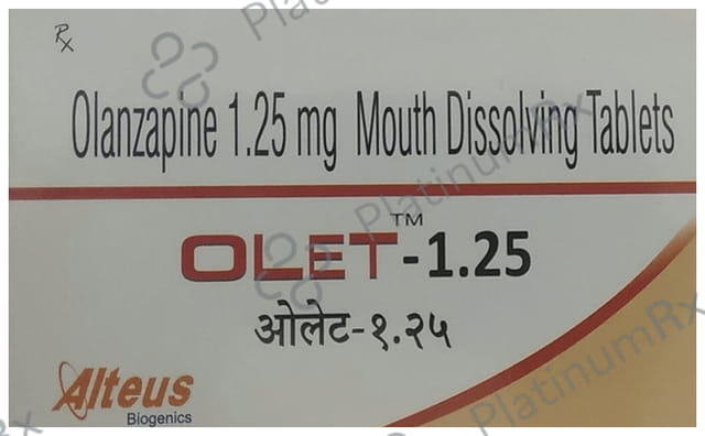 Olet 1.25mg Tablet MD 15s