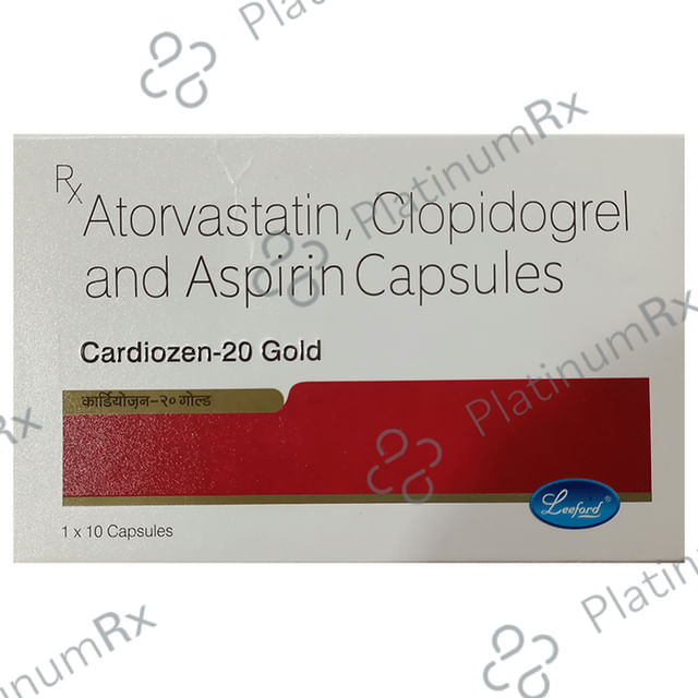 Cardiozen Gold 75/20/75mg Capsule 10s