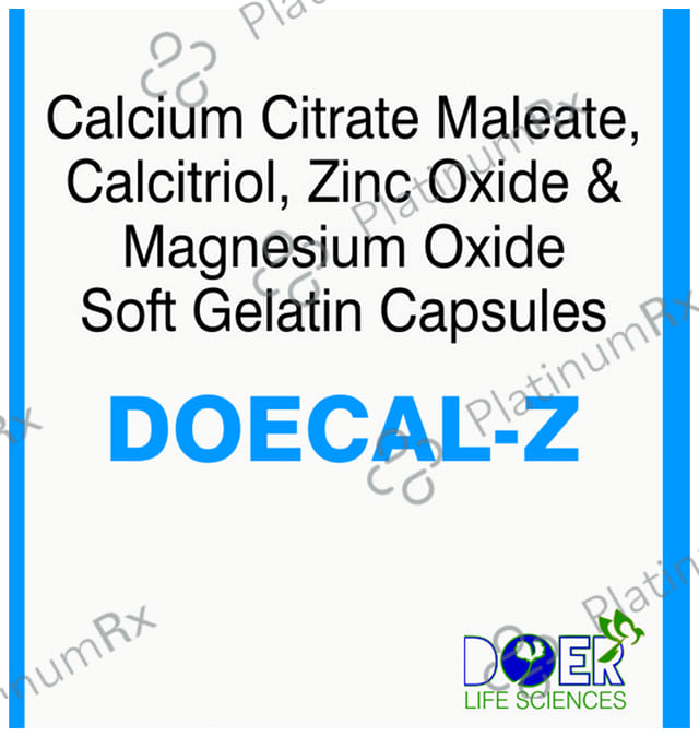 Doecal-Z Soft Gelatin Capsule