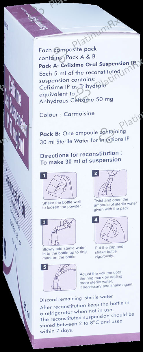 Gramocef O 50mg Dry Syrup 30ml
