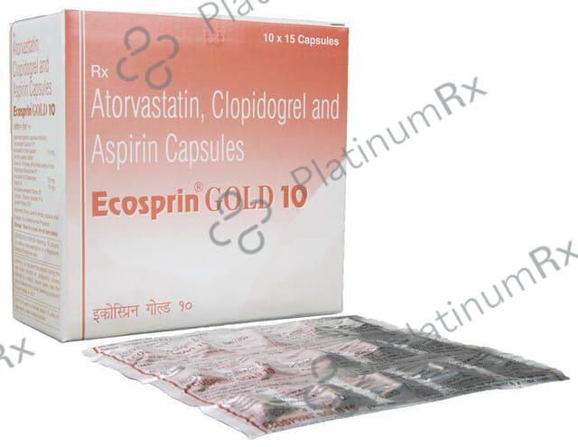 Ecosprin Gold 75/10/75mg Capsule 15s