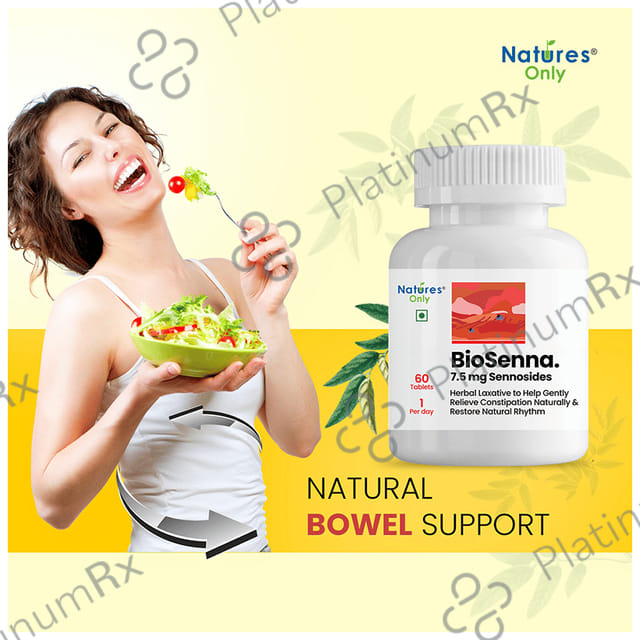Natures Only Biosenna 7.5mg Tablet