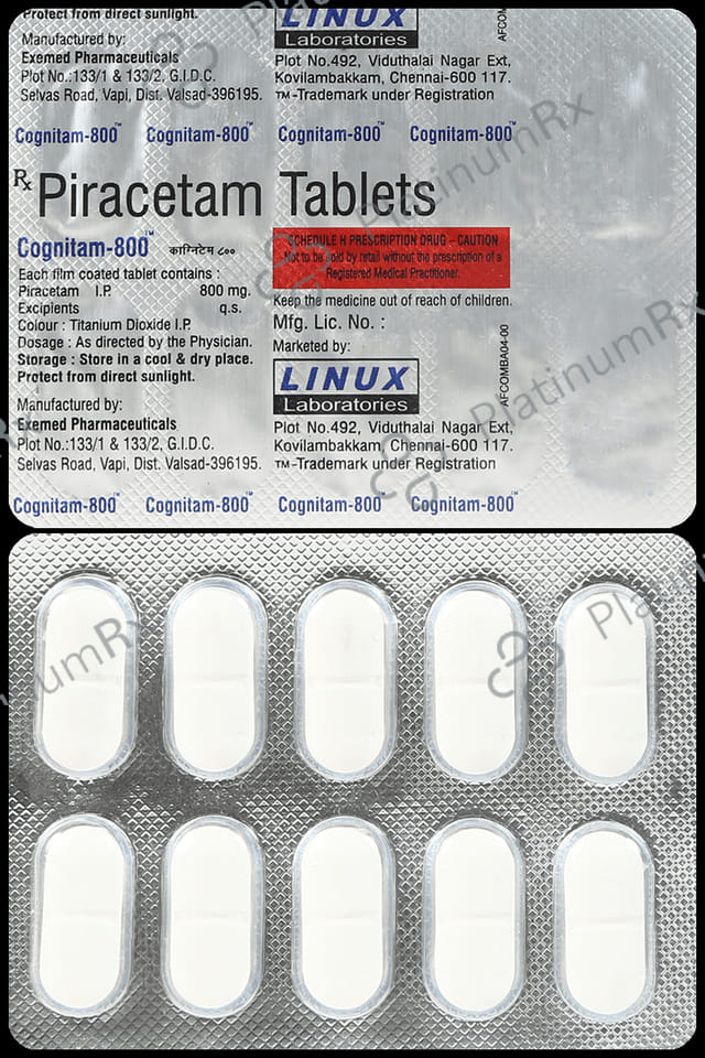 Cognitam 800mg Tablet 10s