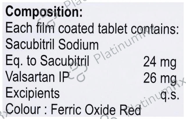 Sac V 24mg/26mg Tablet 15 tablets