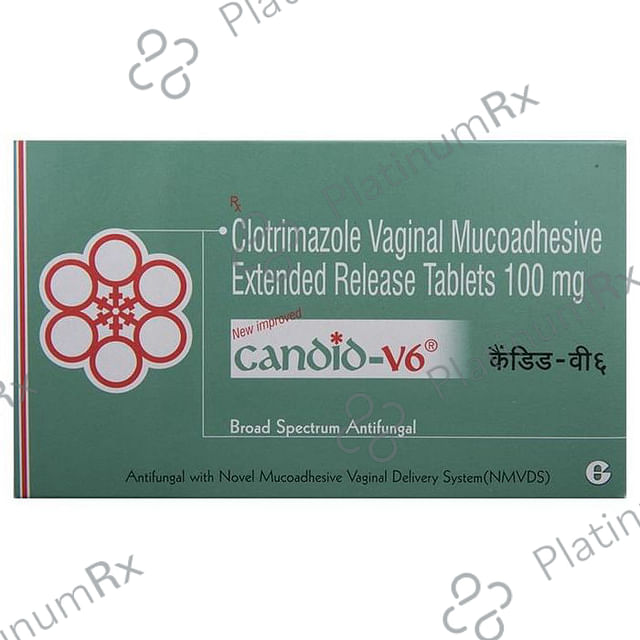 Candid V6 100mg Tablet ER 6s