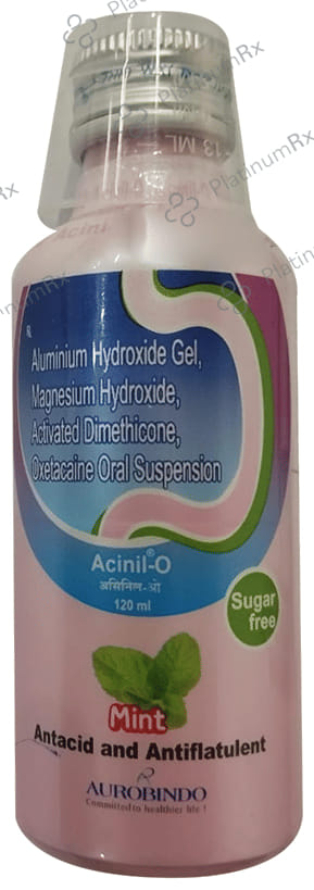 Acinil O Mint Flavour Sugar Free Suspension 120ml