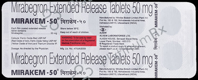 Mirakem 50mg Tablet 10s